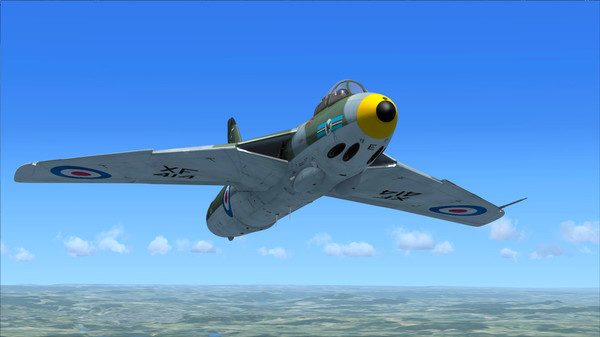 Скриншот из FSX Steam Edition: Hawker Hunter F.6⁄FGA.9 Add-On