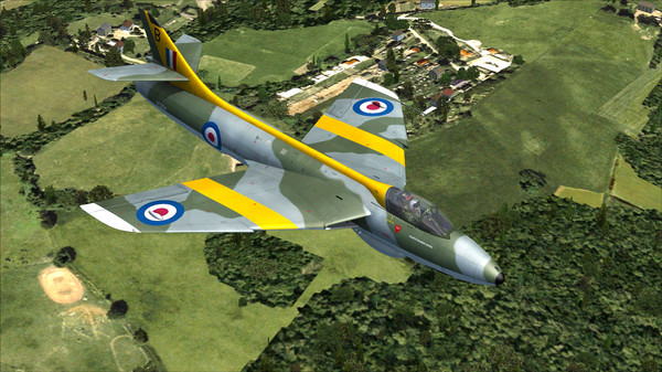 Скриншот из FSX Steam Edition: Hawker Hunter F.6⁄FGA.9 Add-On