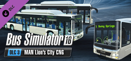 Bus Simulator 16 - MAN Lion's City CNG Pack cover art