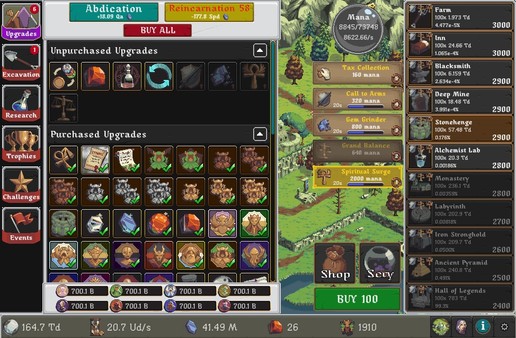 Скриншот из Realm Grinder