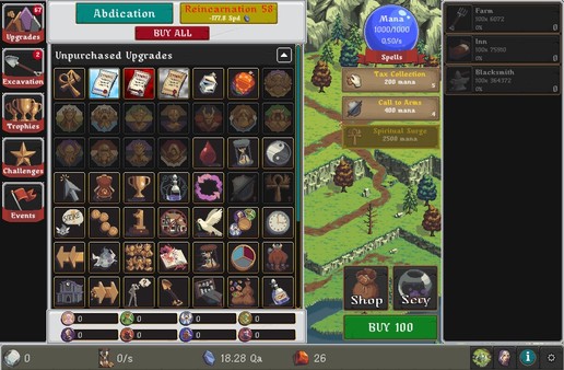 Скриншот из Realm Grinder