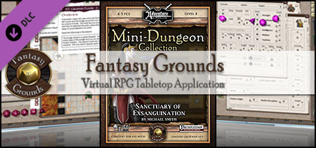 Fantasy Grounds - Mini-Dungeon #026: Sanctuary of Exsanguination (PFRPG) cover art