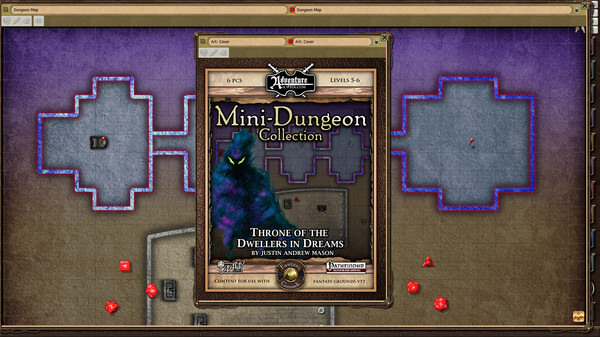 Скриншот из Fantasy Grounds - Mini-Dungeon #028: Throne of the Dwellers in Dreams (PFRPG)