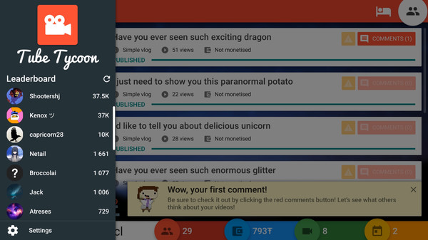 Tube Tycoon game for windows Pc 1