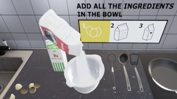 Скриншот из IKEA VR Pancake Kitchen