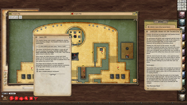 Скриншот из Fantasy Grounds - Mini-Dungeon #029: Heart of the Sacred Dawn (PFRPG)