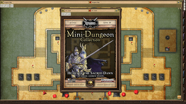 Скриншот из Fantasy Grounds - Mini-Dungeon #029: Heart of the Sacred Dawn (PFRPG)