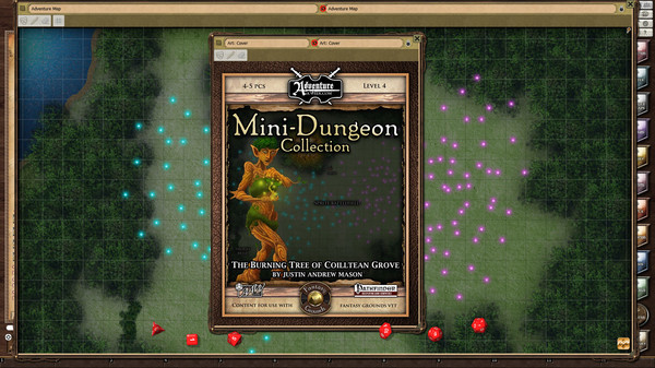 Скриншот из Fantasy Grounds - Mini-Dungeon #030: The Burning Tree of Coilltean Grove (PFRPG)