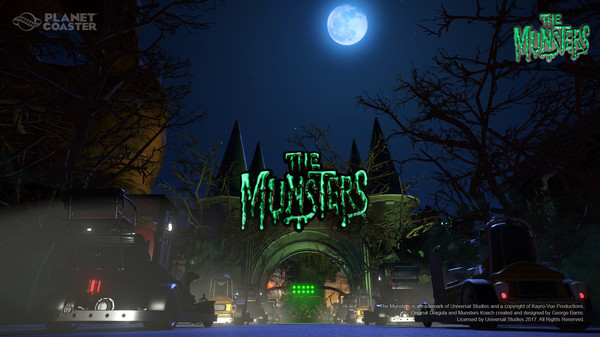 Скриншот из Planet Coaster - The Munsters® Munster Koach Construction Kit