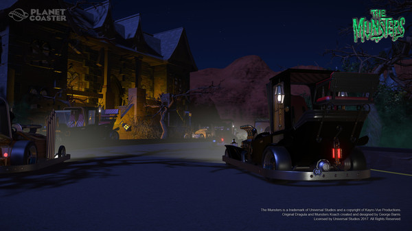 Скриншот из Planet Coaster - The Munsters® Munster Koach Construction Kit