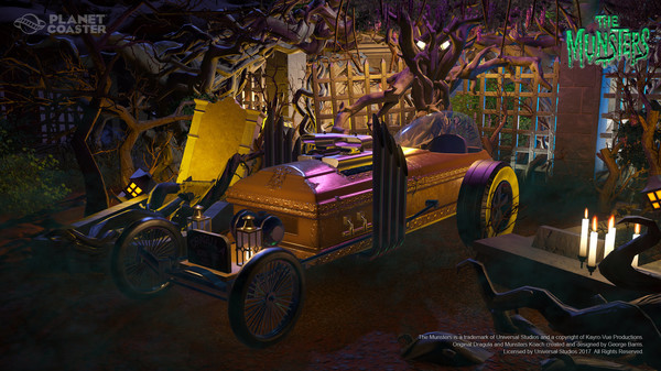 Скриншот из Planet Coaster - The Munsters® Munster Koach Construction Kit