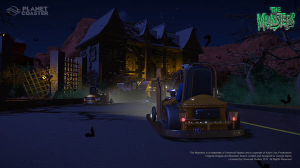 Скриншот из Planet Coaster - The Munsters® Munster Koach Construction Kit