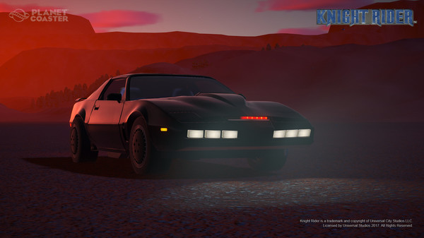 Скриншот из Planet Coaster - Knight Rider™ K.I.T.T. Construction Kit