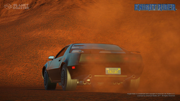Скриншот из Planet Coaster - Knight Rider™ K.I.T.T. Construction Kit