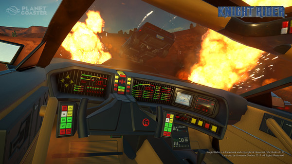 Скриншот из Planet Coaster - Knight Rider™ K.I.T.T. Construction Kit