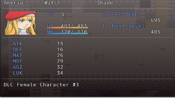 скриншот Extra Character (Female #3) + Item Pack for Arcane RE-Raise 0