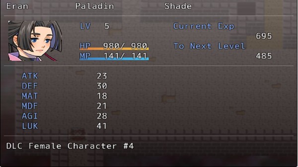 скриншот Extra Character (Female #4) + Item Pack for Arcane RE-Raise 0