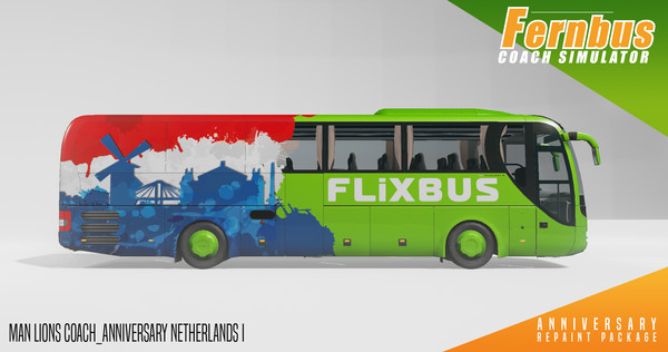 Скриншот из Fernbus Simulator - Anniversary Repaint Package