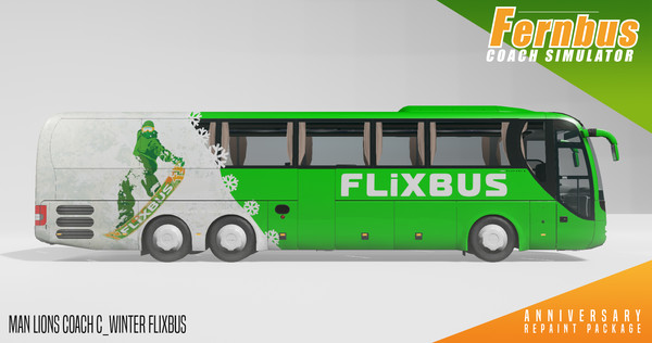 Скриншот из Fernbus Simulator - Anniversary Repaint Package