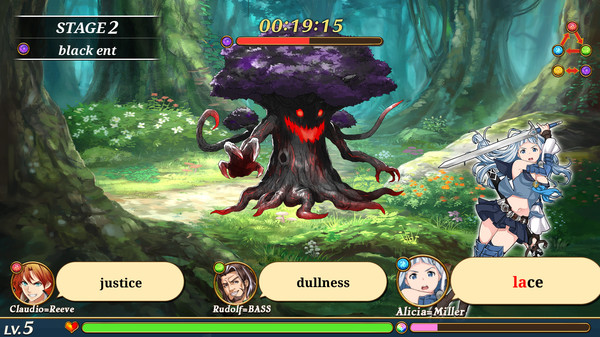 VALIANT KNIGHTS Typing Battle game for windows Pc 1