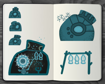 Скриншот из One Eyed Kutkh Artbook & OST