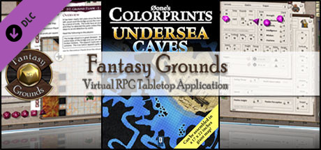 Fantasy Grounds - 0one's Colorprints #6: Undersea Caves (Map Pack)