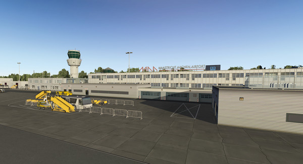 Скриншот из X-Plane 11 - Add-on: Aerosoft - Airport Maastricht-Aachen