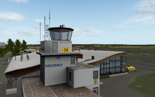 Скриншот из X-Plane 11 - Add-on: Aerosoft - Airport Frankfurt-Egelsbach