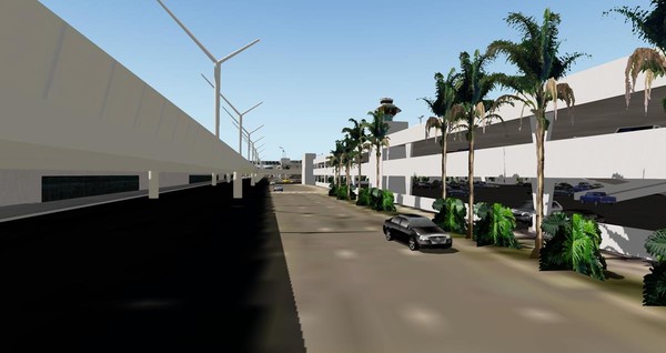Скриншот из X-Plane 11 - Add-on: FunnerFlight - Airport Los Angeles International V2