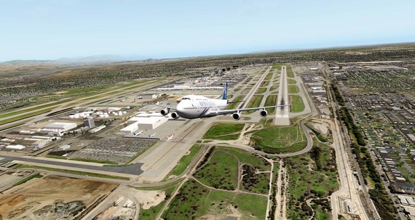 Скриншот из X-Plane 11 - Add-on: FunnerFlight - Airport Los Angeles International V2