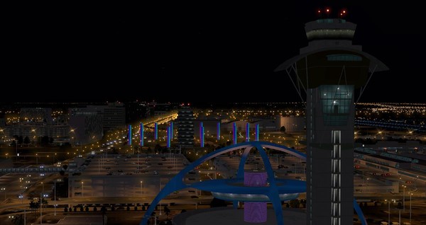 Скриншот из X-Plane 11 - Add-on: FunnerFlight - Airport Los Angeles International V2