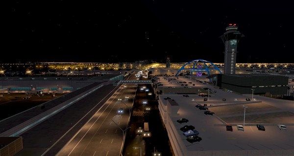 Скриншот из X-Plane 11 - Add-on: FunnerFlight - Airport Los Angeles International V2