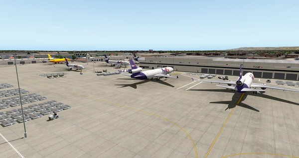 Скриншот из X-Plane 11 - Add-on: FunnerFlight - Airport Los Angeles International V2
