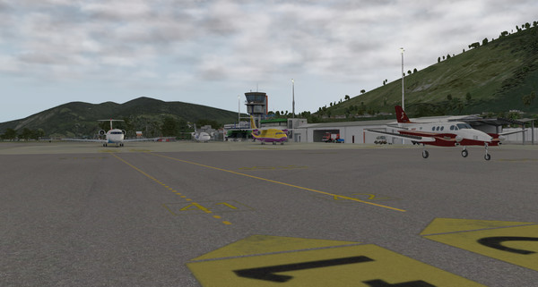 Скриншот из X-Plane 11 - Add-on: Aerosoft - Airport Lugano