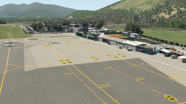 Скриншот из X-Plane 11 - Add-on: Aerosoft - Airport Lugano