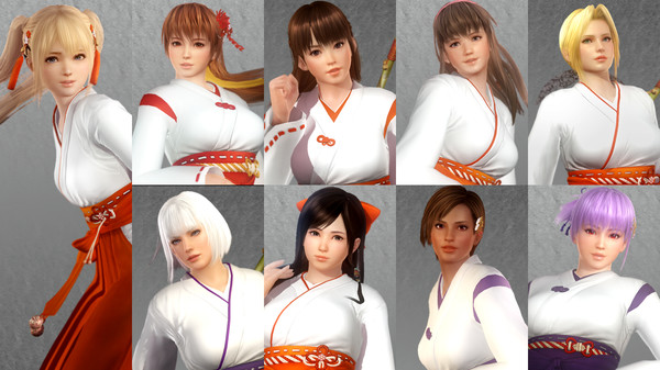 Скриншот из DOA5LR Shrine Maiden Costume Set