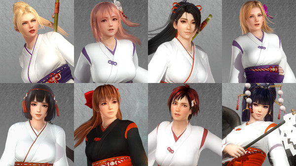 Скриншот из DOA5LR Shrine Maiden Costume Set