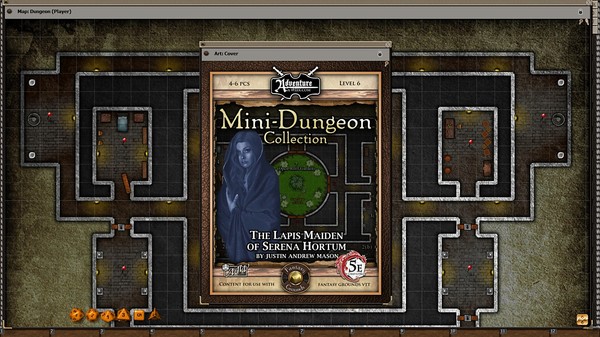 Скриншот из Fantasy Grounds - Mini-Dungeon #024: The Lapis Maiden of Serena Hortum (5E)