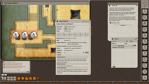 Скриншот из Fantasy Grounds - Mini-Dungeon #029: Heart of the Sacred Dawn (5E)