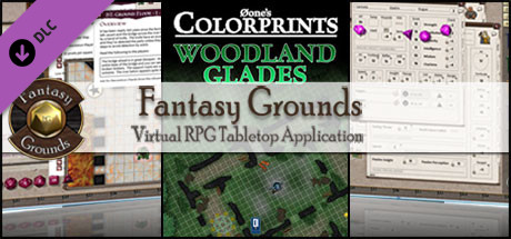 Fantasy Grounds - 0one's Colorprints #9: Woodland Glades (Map Pack)