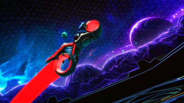 Qbike: Cyberpunk Motorcycles game for Linux 1