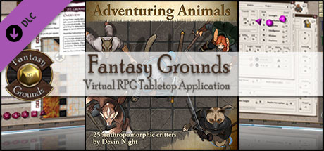 Fantasy Grounds - Adventuring Animals (Token Pack)