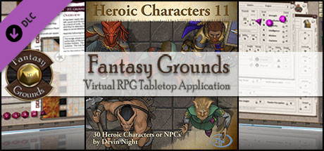 Fantasy Grounds - Heroic Characters 11 (Token Pack)