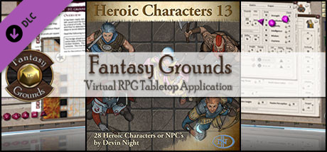 Fantasy Grounds - Heroic Characters 13 (Token Pack)