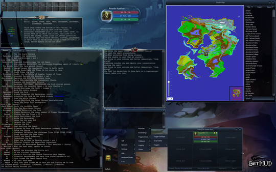 BatMUD game for Linux 1