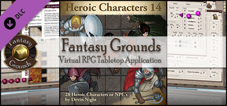 Fantasy Grounds - Heroic Characters 14 (Token Pack) cover art