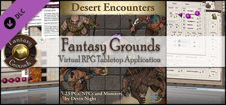 Fantasy Grounds - Desert Encounters (Token Pack)