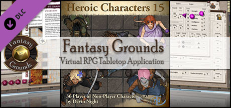 Fantasy Grounds - Heroic Characters 15 (Token Pack)
