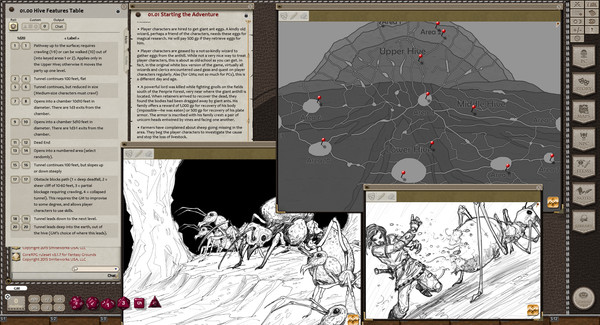 Скриншот из Fantasy Grounds - Quests of Doom 2 (5E)