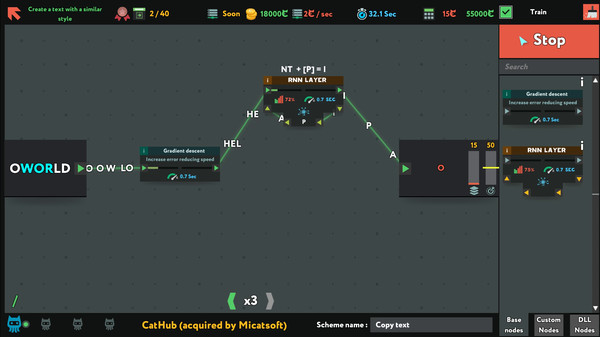 Скриншот из while True: learn()